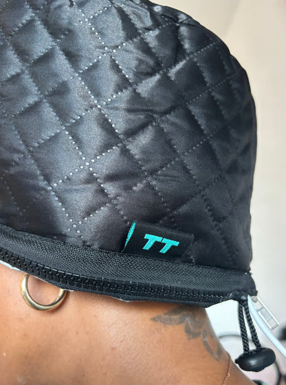 Texture Talks Deep Conditioning Treatment Heat Hat - Black