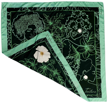 TT TROPICS 90 x 90 cm SCARF BUNDLE - FLORAL AND LOGO PRINT SCARVES